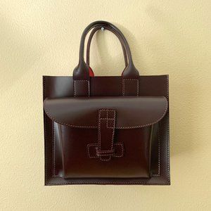 agnes baddoo sac 1 in burgundy / limited edition color